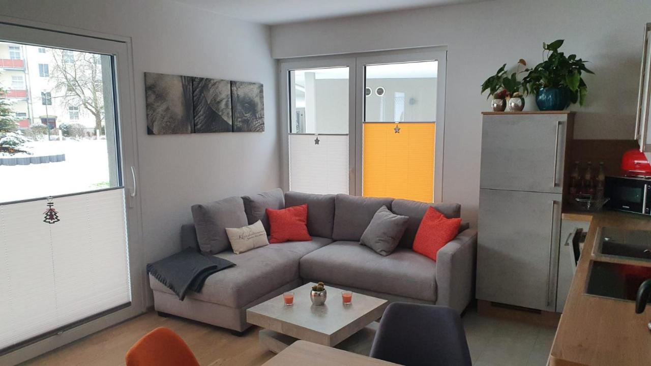 Moderne, Barrierefreie Ferienwohnung Plauen Luaran gambar